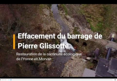 Effacement du barrage de la Pierre Glissotte PIREN-Seine